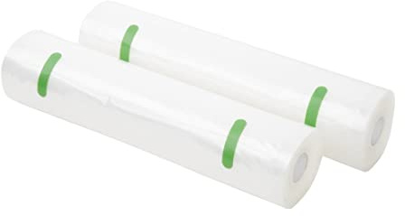 Vogue CK323 Vacuum Bag Roll, 280 mm, Twin Pack | Cut to any length for custom food storage, suitable for freezing, boiling, and sous-vide use in commercial kitchens.