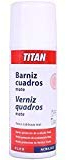 BARNIZ CUADROS SPRAY TITAN 400ML MATE (OLEO/ACRILICO)