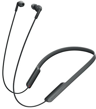 Sony MDR-XB70BT - Auriculares Bluetooth de contorno de cuello (EXTRA BASS, NFC, manos libres para Apple iPhone y Android, autonomía de 9 h), color negro