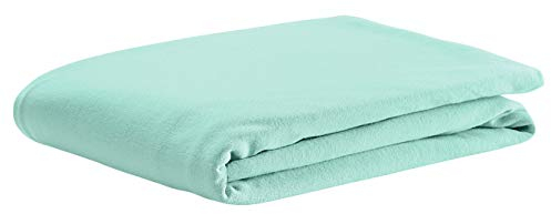 Odenwälder Jersey-Spannbetttuch für Kinderbett frozen minze, Größe:70 x 140