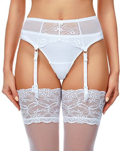 Merry Style Strapsgürtel für Strümpfe Damen Strapse Strumpfhalter Strumpfgürtel 911
