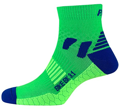 P.A.C. Bike Cool Fahrrad Socken, Unisex | Integrierter Anti-Blasen-Schutz für lange Strecken Fahrradsocken für Rennrad, MTB und Alltag