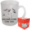 My Custom Style Tazza Vetro Satinato Personalizzata, Personalizzabile Come Vuoi