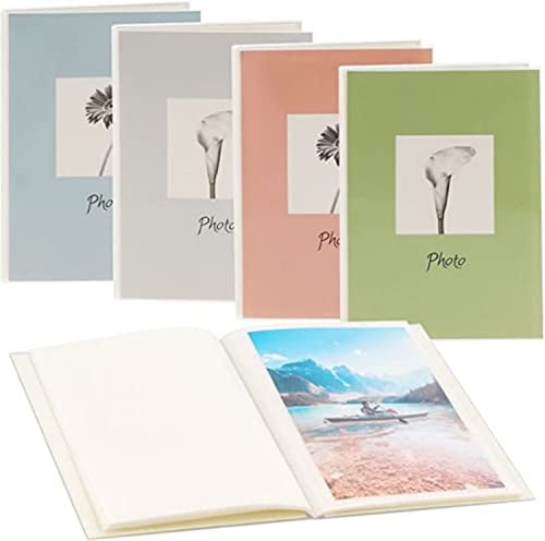 Hama Susi Pastell Plastica Blu, Verde, Grigio, Rosa album fotografico e portalistino, cromo, 12,5 cm x 16,5 cm / 24 pages