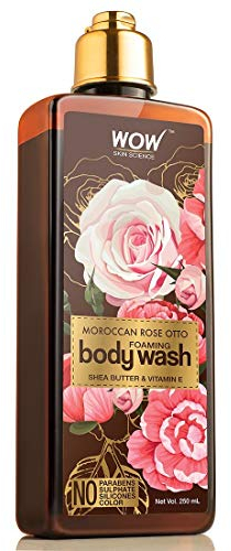 WOW Skin Science Moroccan Rose Otto Body Wash |250 ml | Maximum Hydration for Smooth | Healthier, Softer Skin for Men, Women, Teen - for Dry Skin Relief