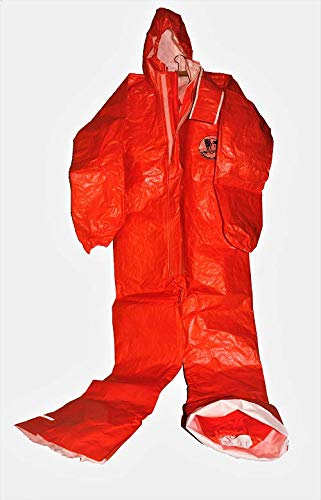 3S ProChem Overall Ganzkörperanzug orange Schutzanzug Gr. S Schutz-Anzug KAT 3
