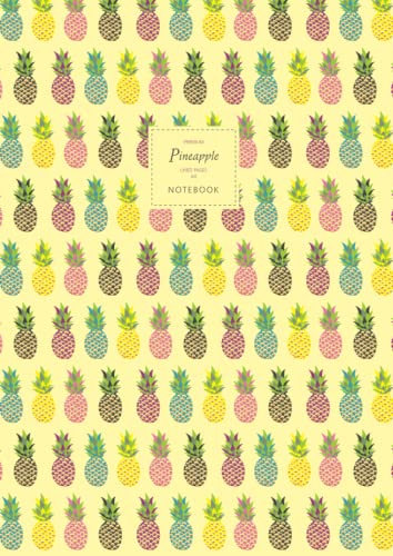 Pineapple Notebook - Lined Pages - A4 - Premium: (Light Yellow Edition) Fun notebook 192 lined pages (A4 / 8.27x11.69 inches / 21x29.7cm)