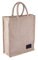 Alpenleder Einkaufstasche - Modell: SHOPPING QUEEN (Handgefertigt) - 100% nachhaltiges Bio-Jute aus regionaler Landwirtschaft | Jutebeutel, Tragetasche *Fair Produziert* (30 x 36,5 x 10cm)