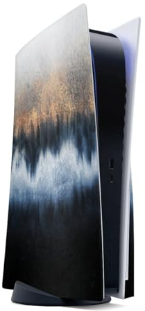 DeinDesign Skin kompatibel mit Sony Playstation 5 Disc Edition Folie Sticker Gold Bronze Abstrakt