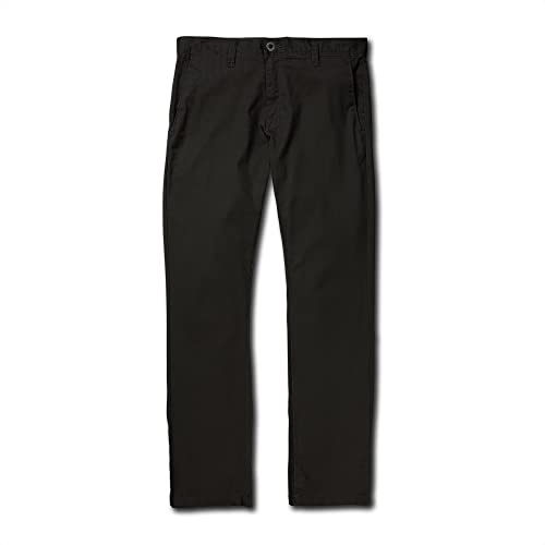 Volcom Herren Frickin Chinohose Modern Fit Stretch Hose, schwarz 1, 32W / 30L