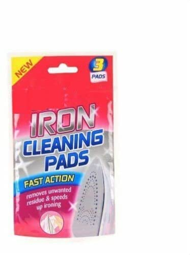Vision4ever 3Pcs Fast Action Iron Cleaning Pad Removes Residue Speeds Ironing Easy To Use