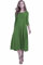 Womens Ladies Plain Jersey Swing Dress Casual Long Sleeve Midi Dress Skater UK Size (Bottle Green, 12-14)