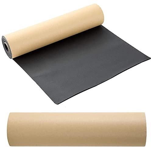 QIQN Rollo de Goma Eva de Espuma Autoadhesiva 3mm de Espesor con Respaldo Adhesivo Cortada a Múltiples Dimensiones y Longitudes para DIY 200 x 29 cm Negro