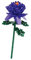 Balody Modello di fiore da assemblare con piccoli blocchi di costruzione. Peonia viola