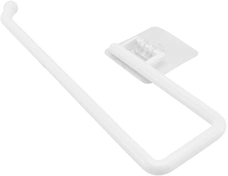 Cabilock 1pezzi Portarotolo Carta Igienica Da Muro Senza Foratura Design Elegante e Pratico Per Bagno e Cucina Supporto Multiuso Per Carta Asciugamani