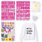 184 Piece Iron On Heat Transfer 2Inch Capital Letters & 1.5inch Lowercase Alphabets Fabric Vinyl Letter DIY for Sport Jerseys T Shirts Clothes Slogan Printing Crafts Decoration (Color7)