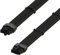 LINKUP - AVA 600W PCIE 5.0 16Pin (12+4) Hochstrom-Netzkabel | Gepresster & gelöteter Typ 16AWG ummantelt | Kompatibel mit RTX5000 RTX4000 RTX3000 FE | 70cm Schwarz