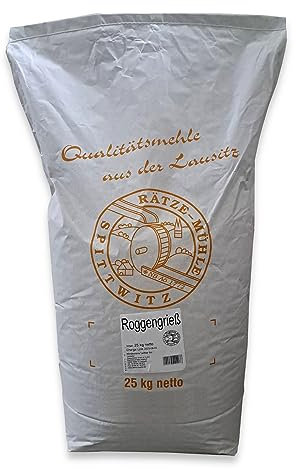 Roggengrieß 25kg von Rätze-Mühle aus regionalen, naturbelassenem Roggen