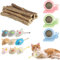 Fanshiontide Katzenminze Stick 22 Stück,9 Katzenspielzeug Maus,Matatabi Stick für Katzen,3 Katzenminze Ball für Katzenwand Katzenminze Spielzeug für Katzen zur Zahnreinigung,Zahn Kauspielzeug