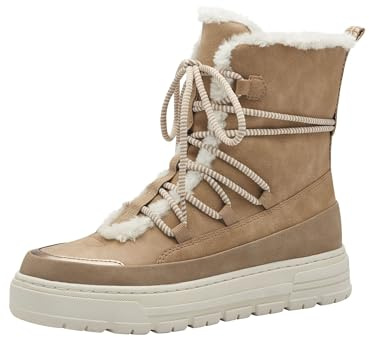 MARCO TOZZI Damen Stiefeletten zum Schnüren Gefüttert mit Reißverschluss