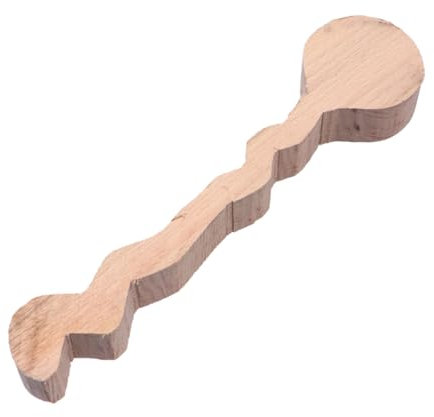 Amosfun Cuillère Personnalisée Non Cuillère En Bois Semi- Pour La Sculpture Sur Bois Utilisation Sûre Et Confortable