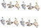 SEWACC 12 Stk Pfau offener Ring Pfau Fingerring offener verstellbarer Fingerring offene Häkelringe offene Ringe Strickring vintage rings dartring Fingerschmuck geflochtener Ring Legierung