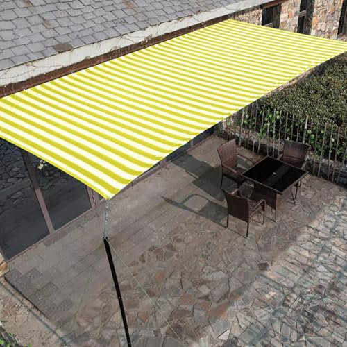 Toile d'Ombrage Cryptée et Épaissie,Filet de Protection Solaire Isolation Thermique,Filet d’Ombrage et de Refroidissement,Sunblock Mesh de Patio,Serre Carport,Jardin (4x4m/13x13ft)