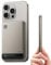 Kuulaa Magnetic Power Bank iPhone 10000mAh, Magsafe Power Bank Compact Wireless Portable Charger PD 20W, USB C In & Out Battery Pack for iPhone 16/15/14/13/12 Series, Silver Black