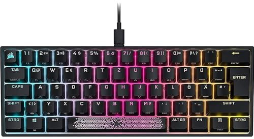SHRGOMPIT Mini 60% Mechanical Gaming Keyboard, Adjustable RGB Lighting Single Keys, Mechanical Speed Keys