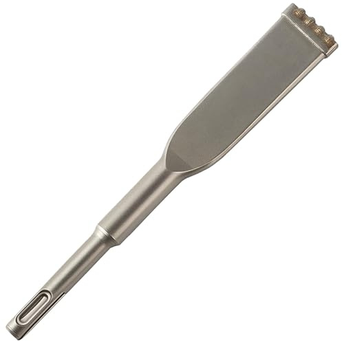 SDS Plus Brick Removal Chisel 200 X 32mm, SDS Plus Chisel Bits Comb Tool | Tile Concrete Corner Stone Carbide Tipped Heat Treated Flat Blade Brick Stone Cavity Inspection Mortar Work Tile Remover Tool