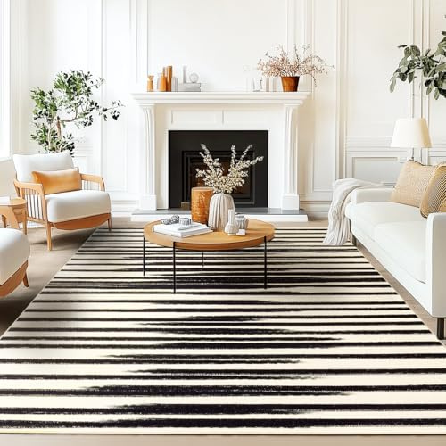 Teppich Wohnzimmer 160x230cm, Moderne Geometrische Indoor Wohnzimmerteppich | Großer Kurzflor Teppich Waschbarer Teppiche rutschfest Design für Esszimmer Küchen Schlafzimmer Büro Bereich Dekor