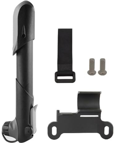 Gettimore Bomba portátil para bicicleta con medidor de aire para válvula Presta, mini bomba de mano de marco de 120 psi, para bicicleta, bicicleta eléctrica, cochecito, silla de ruedas y