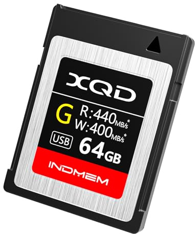 64GB XQD Card 5x TOUGH MLC XQD Flash Memory Card High Speed | Read 440MB/s and Write 400MB/s