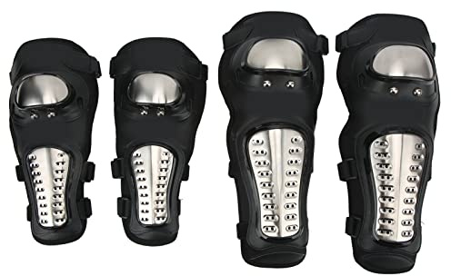 Gucagle Rodilleras para motocicleta, coderas, rodilleras, coderas, Protector para carreras de motos y ciclismo