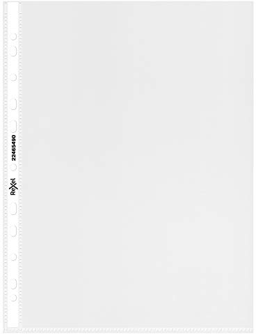 Rexel Prospekthüllen Standard/22465490 DIN A4 glasklar Polypropylen 60my Inh.50