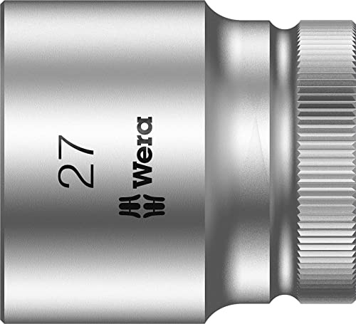 Wera 05003615001 27 mm 8790 HMC Zyklop Socket with Hexagon Drive - Silver