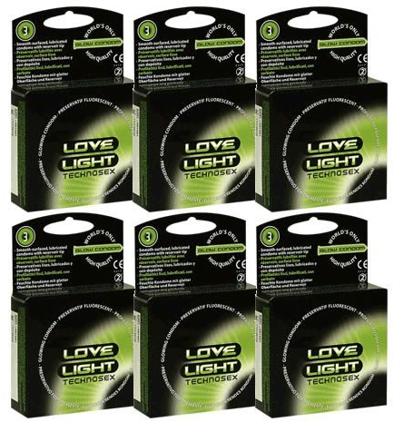 Love Light Glow SPARPACK - 18 (6x3) Leuchtkondome