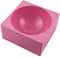 Silikomart 27.018.19.0065 Moule Dôme Silicone Fuchsia Ø 18 cm