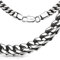 Bungsa Königskette gewebt massiv Edelstahl Halskette silber 5mm dick Biker (Edelstahlkette Damenkette Herrenkette Necklace Herren Frauen Männer Schmuck)