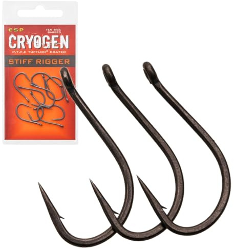 ESP Cryogen Stiff Rigger Carp Fishing Hooks