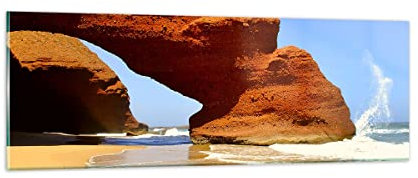 ARTTOR Bilder auf Glas 90x30cm Wandbild Glasdruck Landschaften Natur - 1524