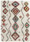 Hanse Home Mint Rugs Geometric Teppich Hochflor Wohnzimmer-Teppich Weich Flauschig Langflor Shaggy Flokati Boho Ethno-Design für Kinderzimmer Schlafzimmer Küche Flur Creme-Bunt 80x150 cm