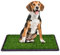 COSTWAY Hundeklo mit Rasen, Hundewelpen-Töpfchenauflage Hundetoilette Welpentoilette 3-Lagen-Trainingsunterlage Tierklo 76x51cm