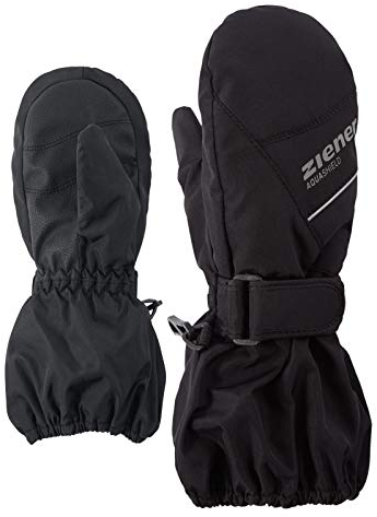 Ziener Baby LOMODI AS MITTEN glove junior Ski-handschuhe, black, 116 (L)