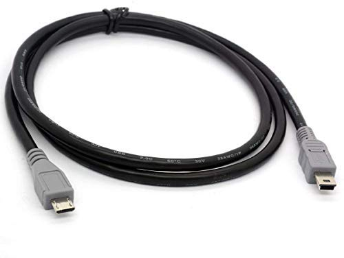 Adaptateur Convertisseur Micro USB vers Mini USB OTG Mâle vers Mâle - 1 Mètre pour Appareil Mobile