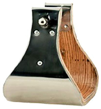 Hilason Pferdeglocken-Steigbügel, 12,7 cm breit, aus Edelstahl