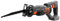 Scie sabre sans fil 20V FUXTEC FX-E1SS20 Scie électrique Li-Ion - batterie et chargeur non inclus, sciage du bois jusqu'à 150mm - lame de scie interchangeable