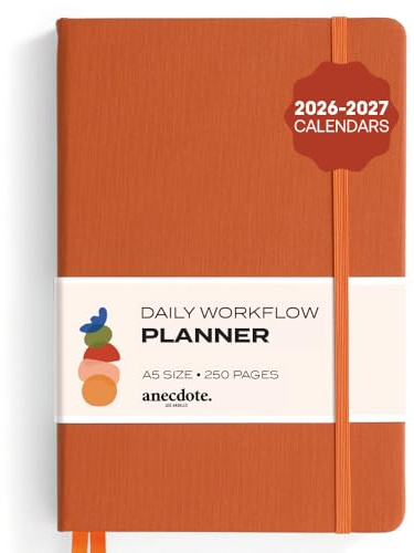 Aneddote - Agenda mensile 2023. Un planner giornaliero, settimanale e mensile 2023. Raggiungi i tuoi obiettivi con questo planner settimanale, formato A5, agenda con copertina rigida. Inizia in