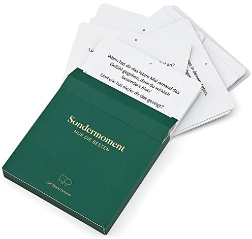 Sondermoment Nur die Besten (Erweiterung) - Fragespiel für Beste Freunde, Familie und Kollegen | Gesellschaftsspiel Erwachsene für Achtsamkeit und Gesprächsstoff | Schönes Geschenk zu Weihnachten