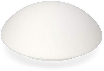 Edm 00193 Recambio Cristal para Ventilador 33808, Interior 17 cm X Exterior 20 cm, Blanco